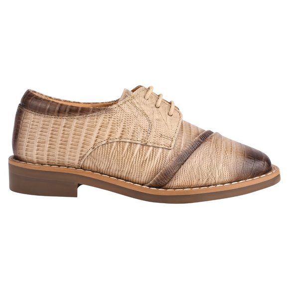 Trevor Leather Oxford Style Boys Dress Shoes - Picture 6 of 7